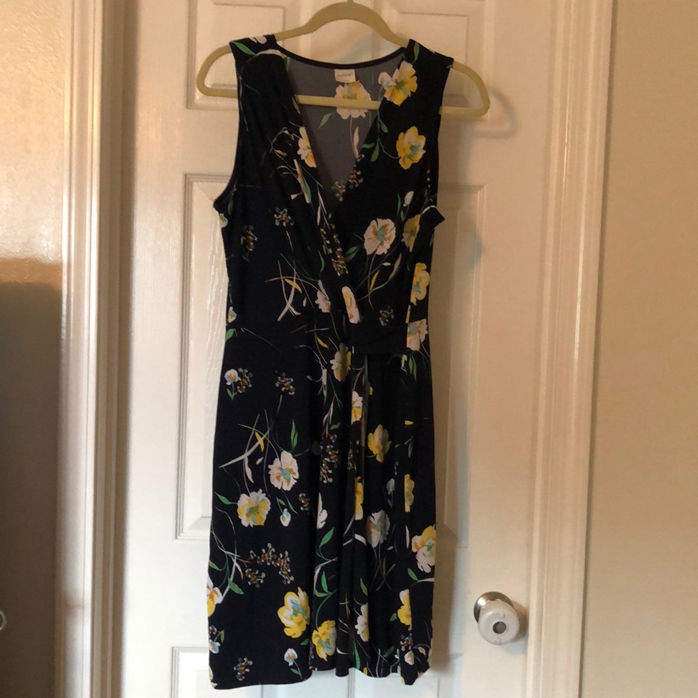 Kailiegh Navy floral dress
